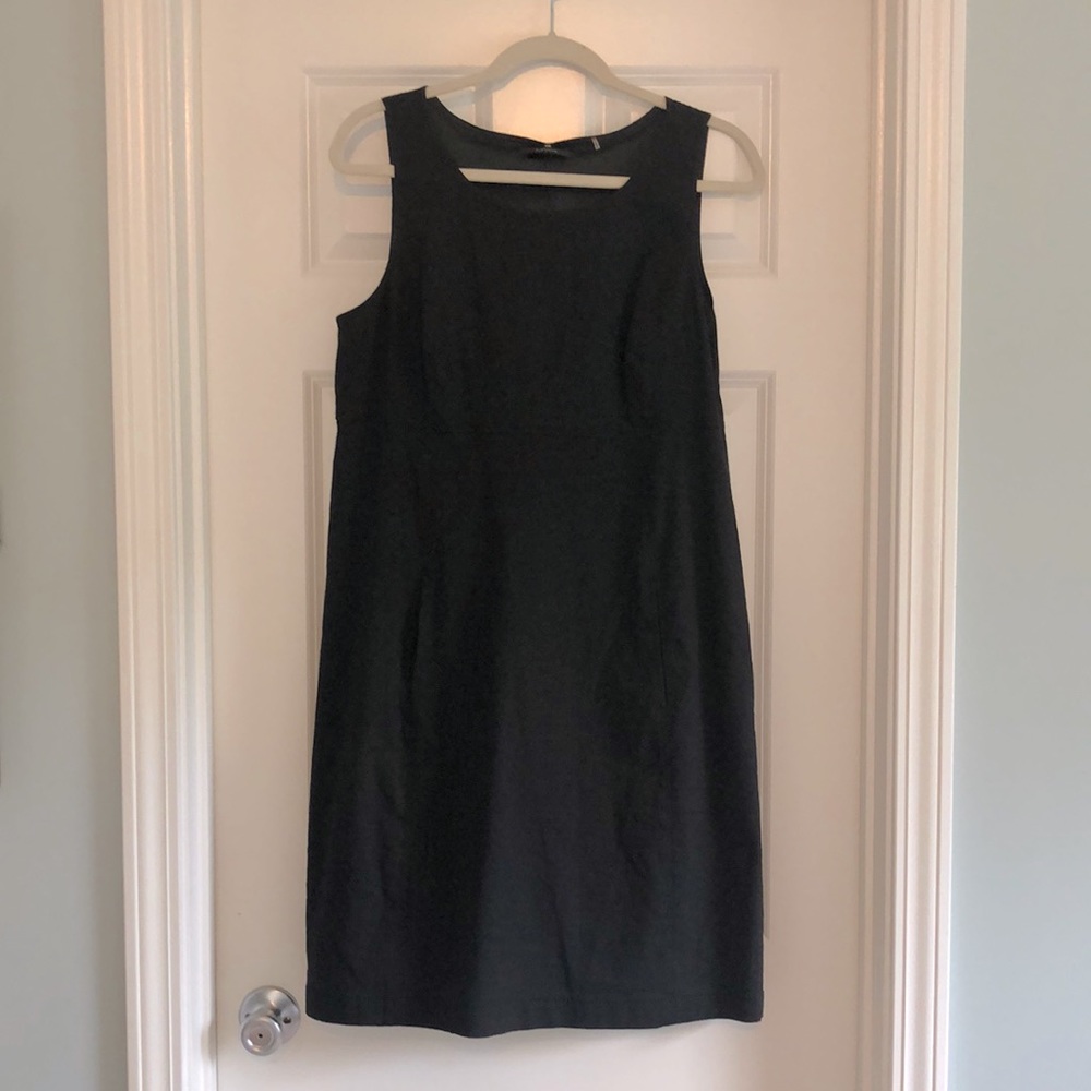 Elie Tahari “Sidney” dress black linen - pockets - size 14